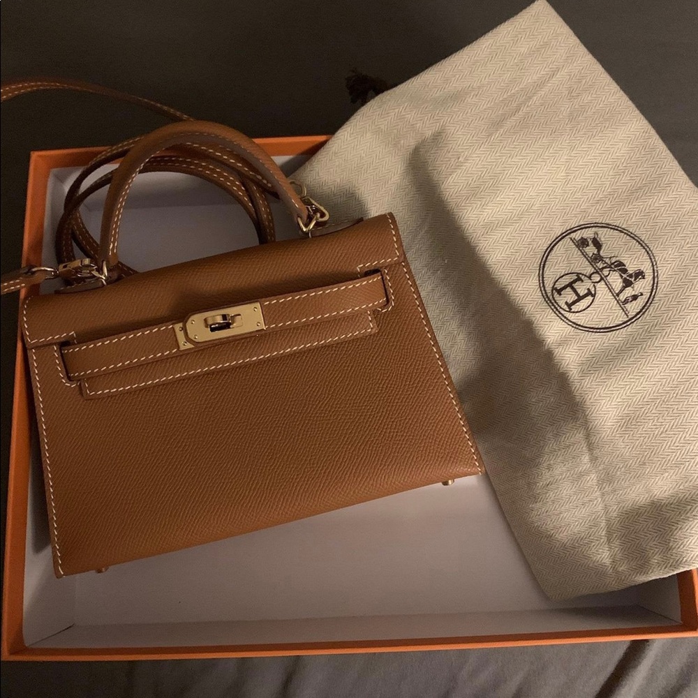 Hermes Mini Kelly 19cm Epsom Calfskin Leather